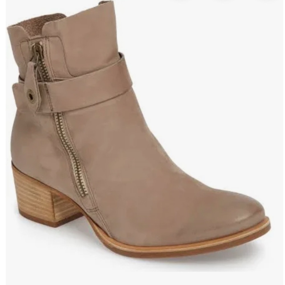 Paul Green Taupe Ankle Booties. UK 6/US 8